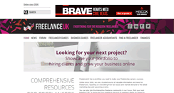 Desktop Screenshot of freelanceuk.com