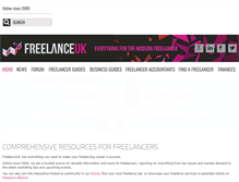 Tablet Screenshot of freelanceuk.com